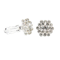 Clip Clear Rhinestone Earring