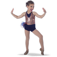 Youth Glamorama Halter Biketard