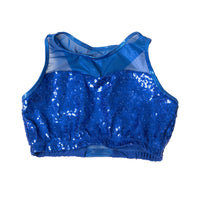 Sequin Mesh Sweetheart Bra