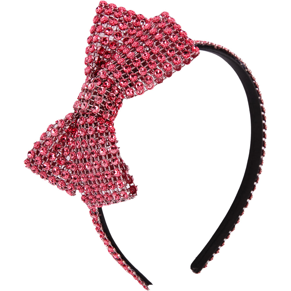 Rhinestone Bow Headband