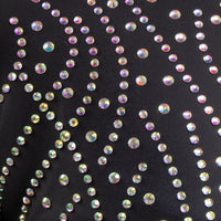 Shine On Rhinestone Long Sleeve Biketard