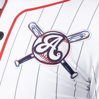 Youth Baseball Strike Out Pin Stripe Biketard
