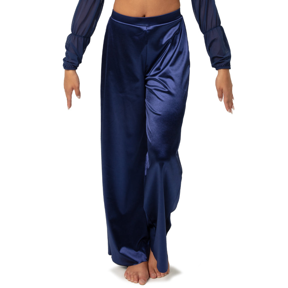 Youth Satin Lux Wide Leg Pant