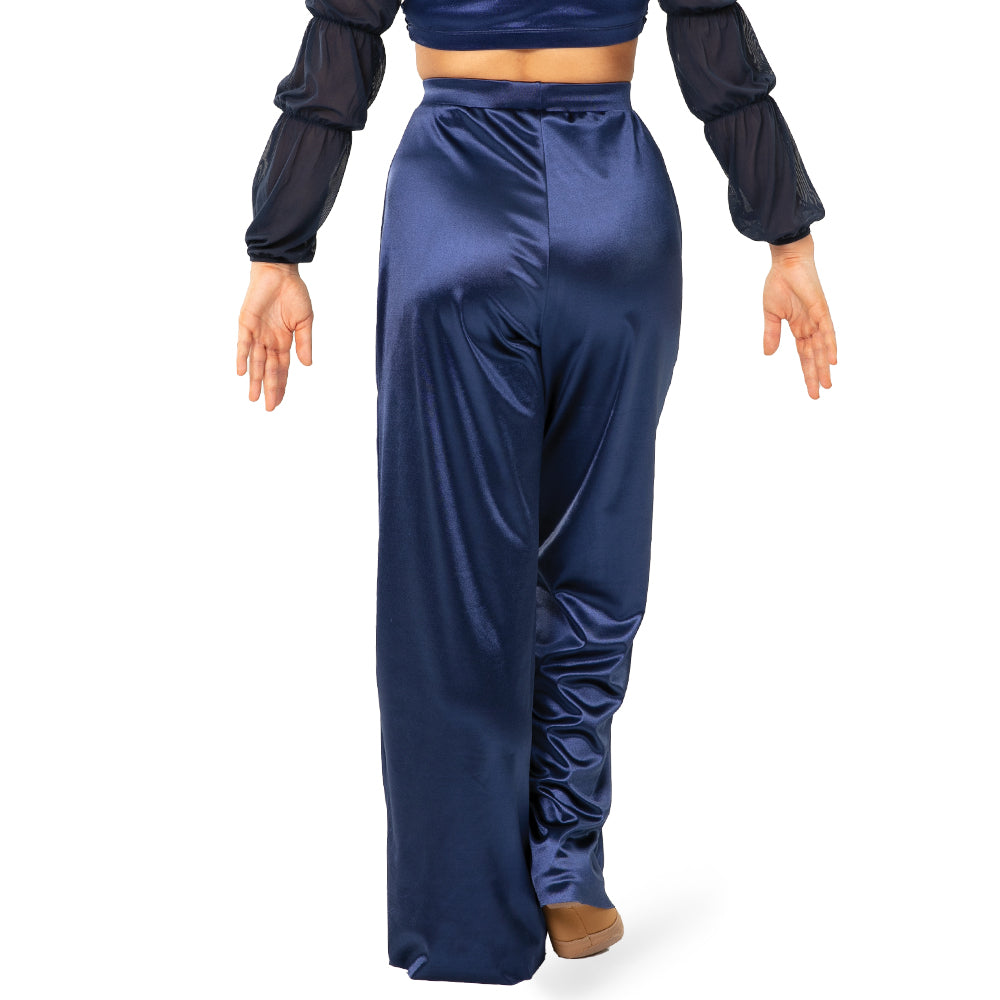 Satin Lux Wide Leg Pant