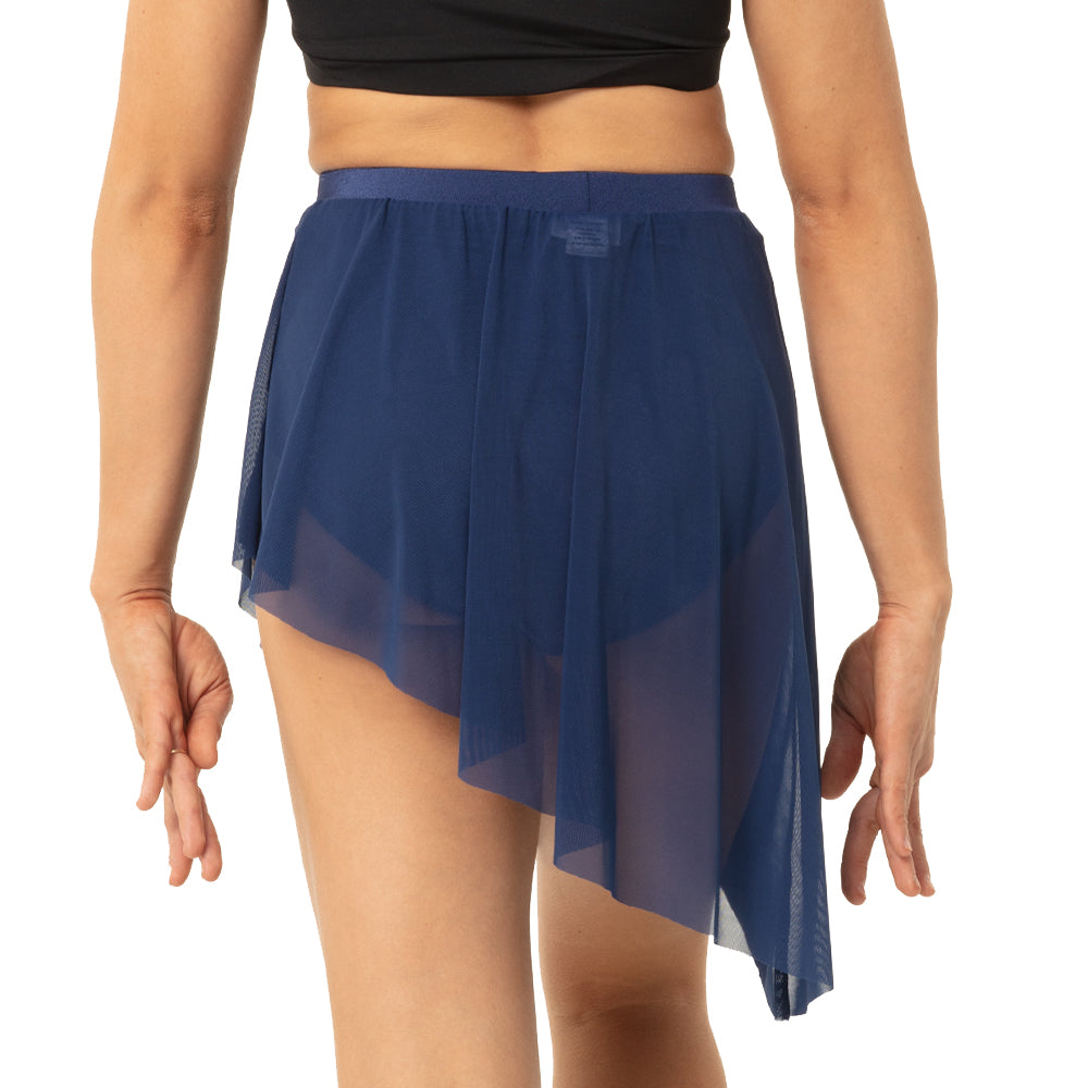 Youth Asymmetrical Mesh Skirt