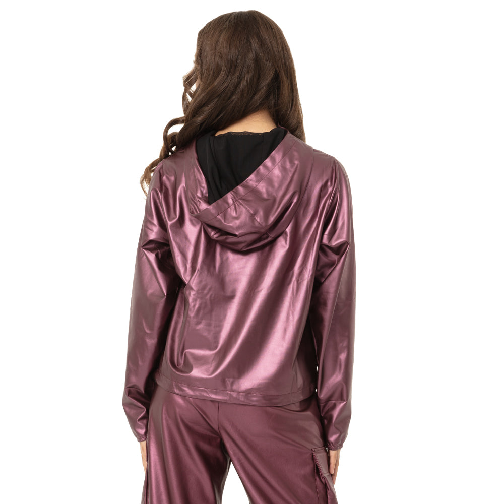 Youth Chrome Ripstop Hooded Windbreaker