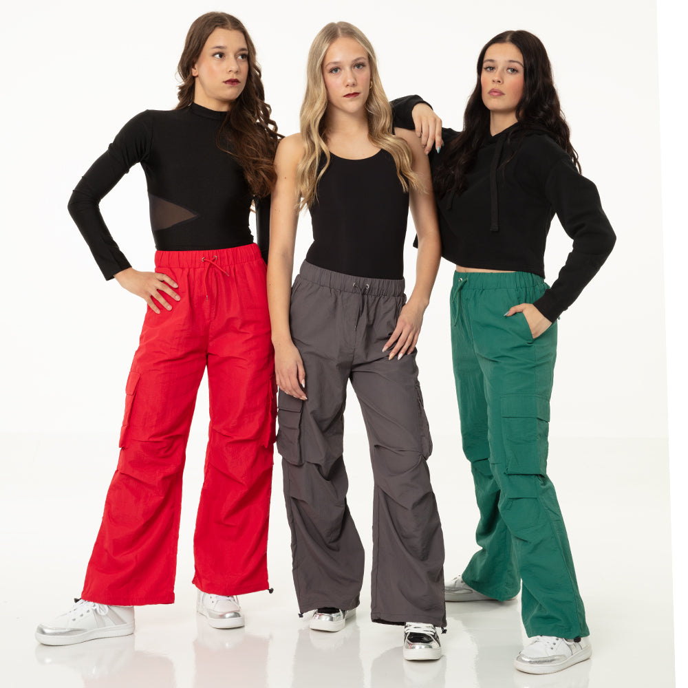 Youth Utility Pocket Wide Leg Cargo Pant