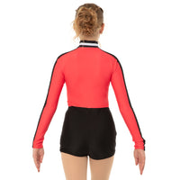 Youth Dynamic Long Sleeve Stripe Biketard