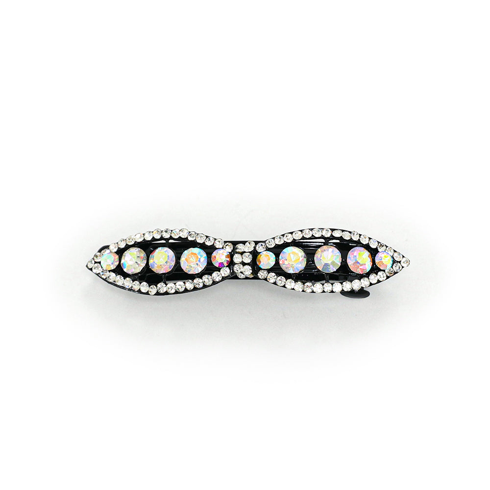 Iridescent Rhinestone Hair Clip