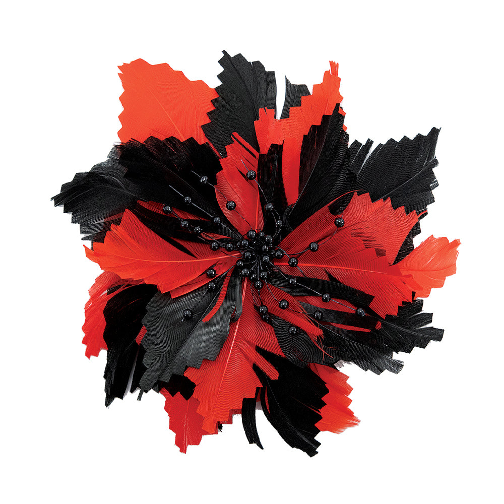 Two Tone Flower Hair Clip
