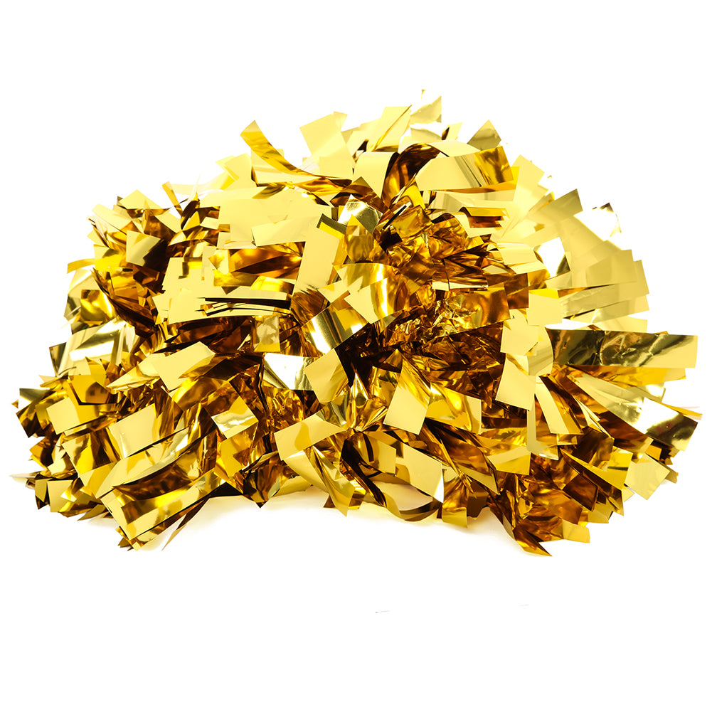 Just For Kix 6" Solid Metallic Pom – High-Energy, Lightweight Cheer & Dance Pom (Sold Individually)