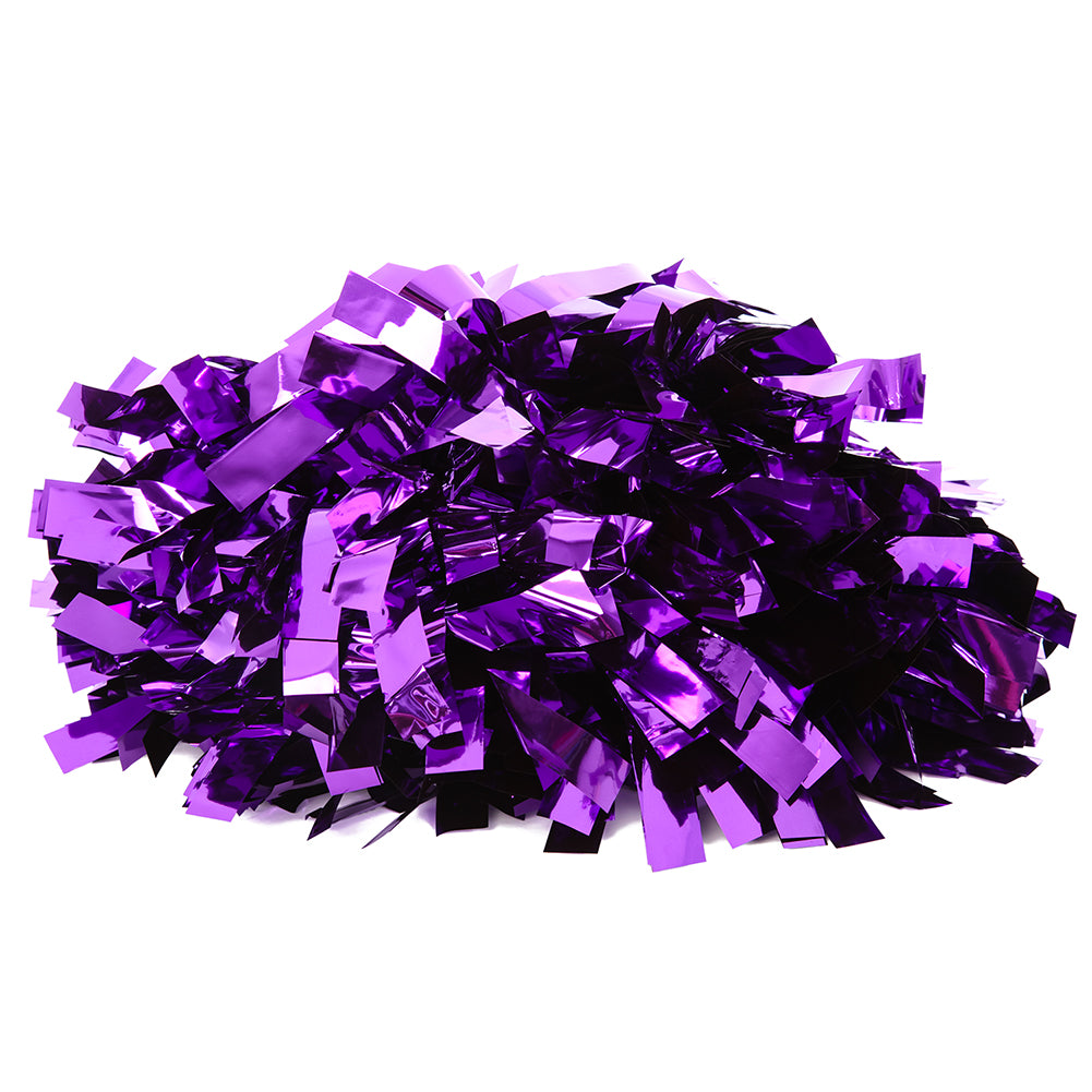 Just For Kix 6" Solid Metallic Pom – High-Energy, Lightweight Cheer & Dance Pom (Sold Individually)