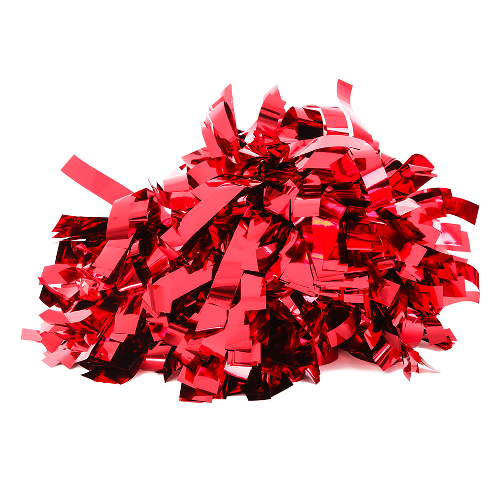 Just For Kix 6" Solid Metallic Pom – High-Energy, Lightweight Cheer & Dance Pom (Sold Individually)